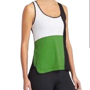 Derek Lam IOC Athleta Women's S Small Tank Top Colorblock Hi-Low Athleisure Gym